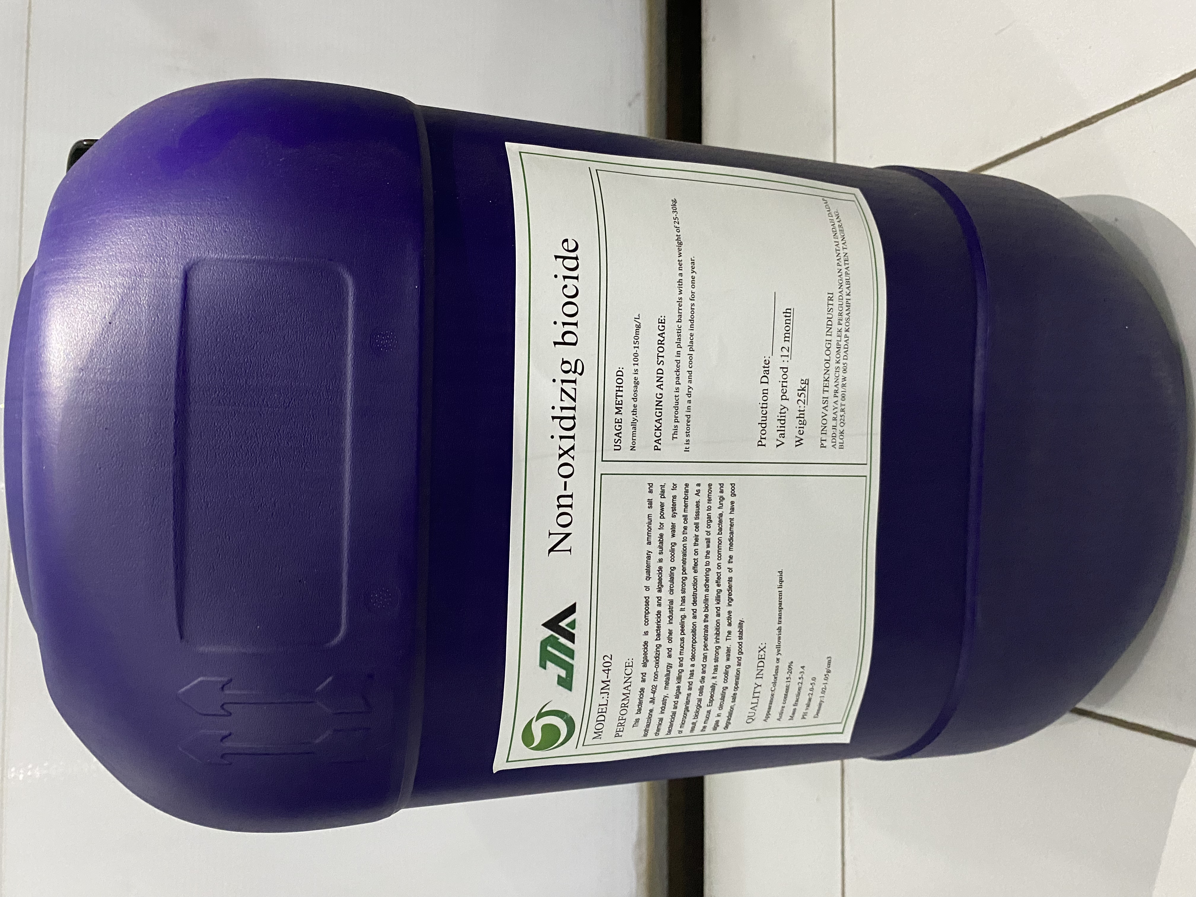 JM-402 Non oxidizing bactericidal and algicidal agents